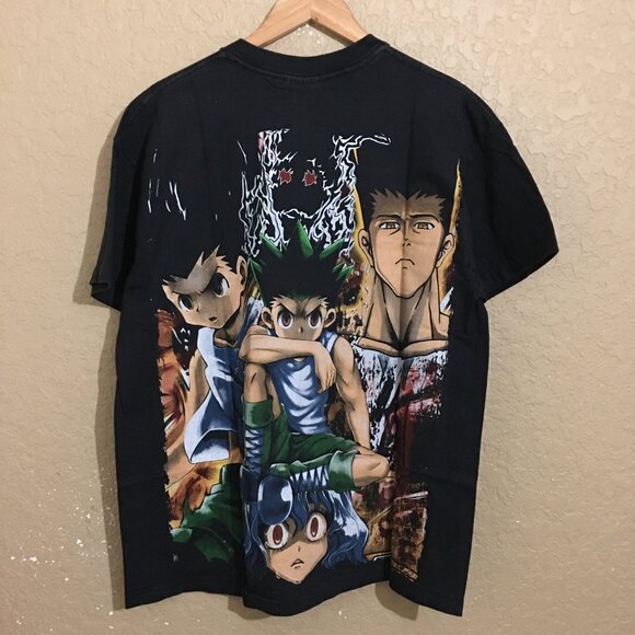 Hunter X Hunter Gon Freecss Neferpitou T-Shirt Large (Tag XL) All Over Print AOP - Picture 4 of 6